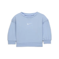 Nike Essentials Baby (0-9M) Crew and Shorts Set