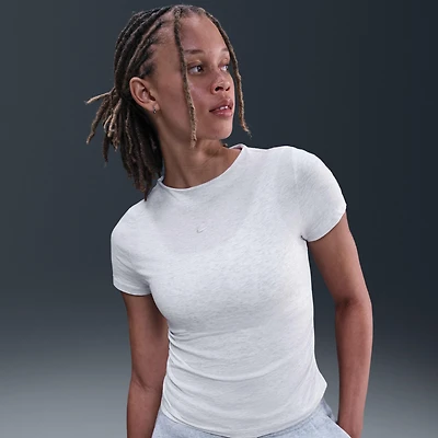 Nike Sportswear Chill Knit Women's Tight Short-Sleeve Mock-Neck Top