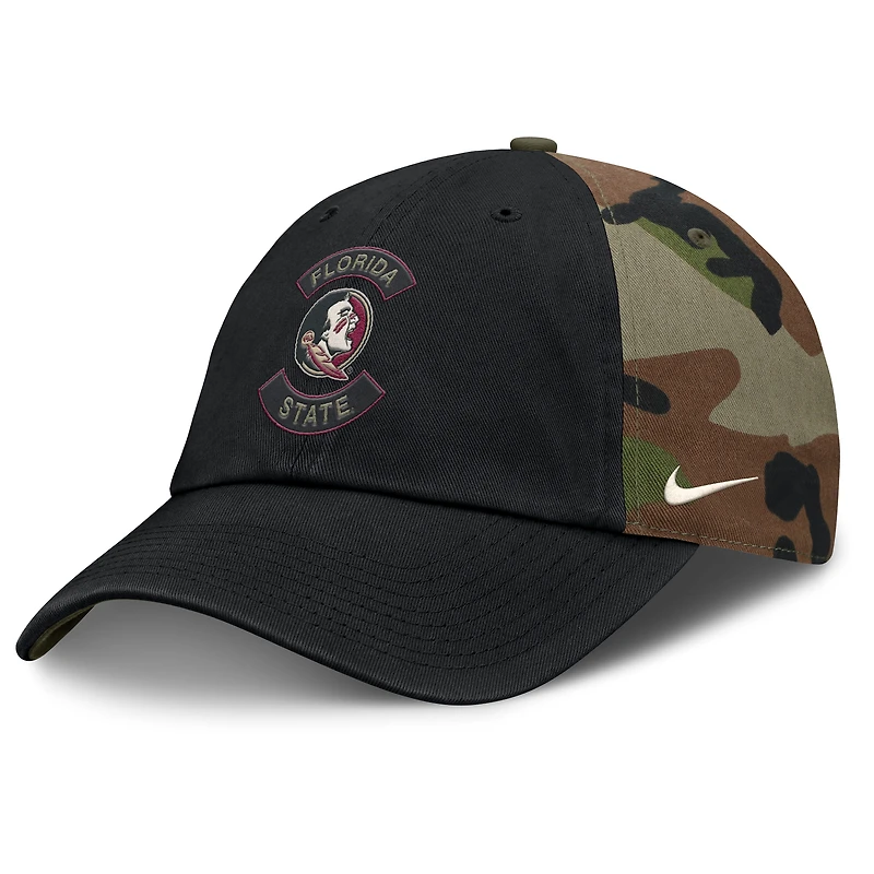 Florida State 2025 Military Appreciation Club Men's Nike College Adjustable Hat