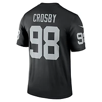 Brock Bowers Las Vegas Raiders Men's Nike Dri-FIT NFL Legend Jersey