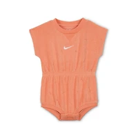 Nike Essentials Baby (0-9M) Jacquard Towel Terry Romper