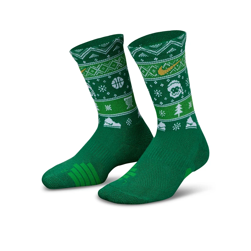 Nike Little Kids' Dri-FIT Holiday Elite Crew Socks