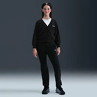 Nike Sportswear Big Kids' (Girls') Long-Sleeve Fleece Top