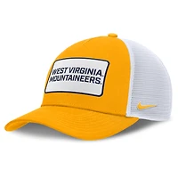 West Virginia On-Field Rise Engineered Men's Nike College Trucker Adjustable Hat