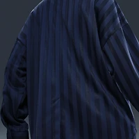 Nike Sportswear Women's Oversized Jacquard Striped Button-Down Shirt