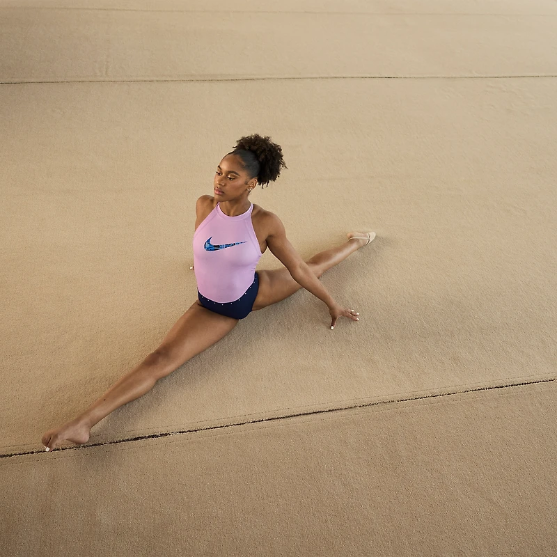 Nike Gymnastics Halter Neck Performance Leotard