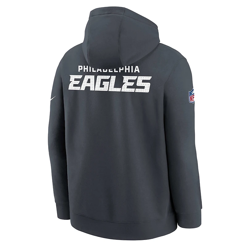 Philadelphia Eagles Sideline Club Big Kids' Nike NFL Pullover Hoodie