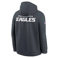 Philadelphia Eagles Sideline Club Big Kids' Nike NFL Pullover Hoodie