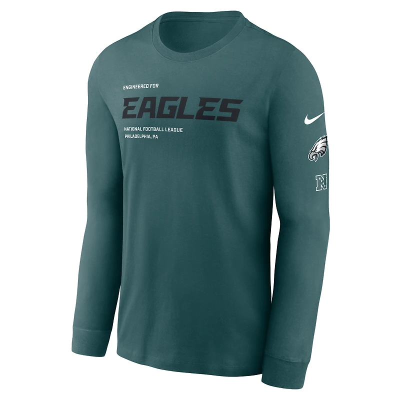 Philadelphia Eagles Play To Win Essential Men's Nike NFL Long-Sleeve T-Shirt