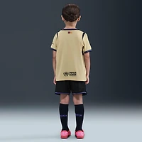 FC Barcelona 2025/26 Stadium Away Little Kids' Kobe Soccer Replica 3-Piece Kit