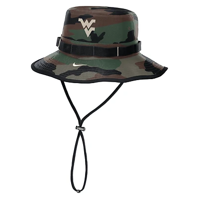 West Virginia 2025 Military Appreciation Boonie Men's Nike Dri-FIT College Bucket Hat