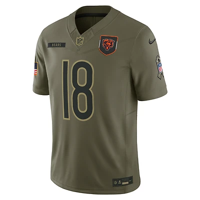 Caleb Williams Chicago Bears Salute to Service Men's Nike Dri-FIT NFL Limited Jersey