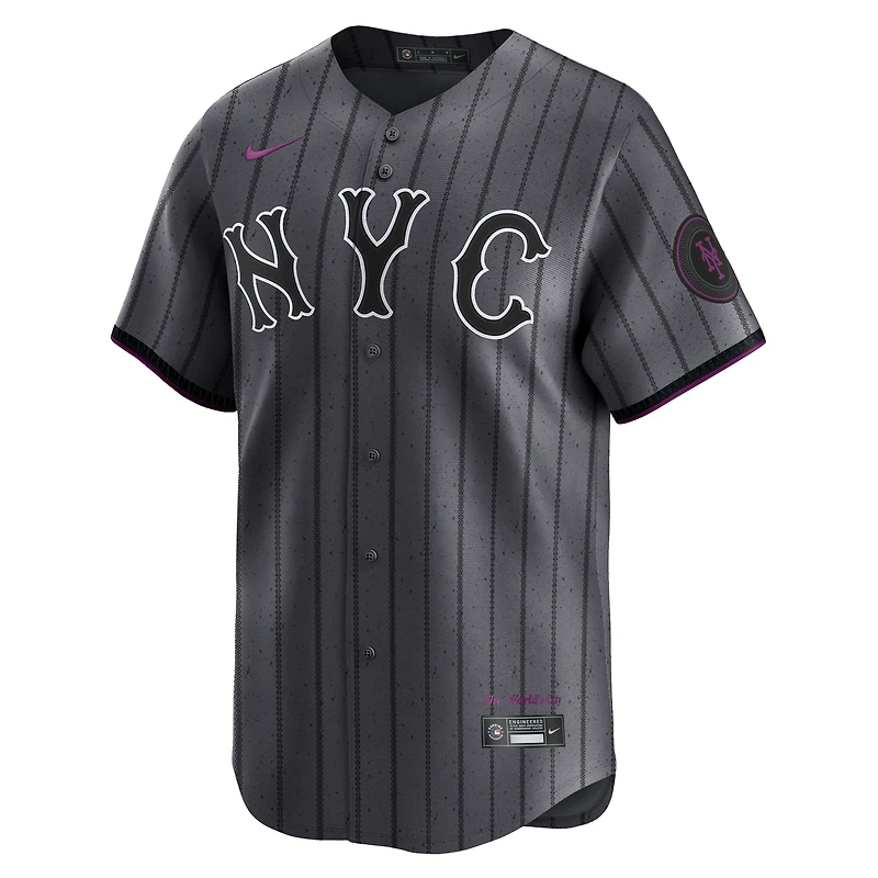 Francisco Lindor New York Mets City Connect Men's Nike Dri-FIT ADV MLB Limited Jersey