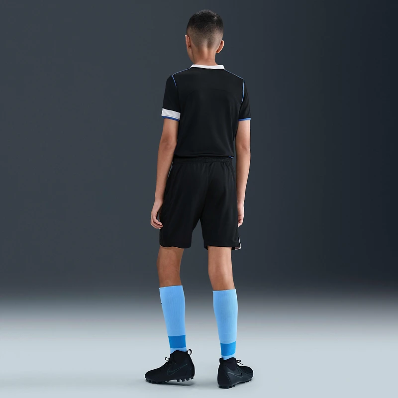 Chelsea FC 2025/26 Stadium Third Big Kids' Nike Dri-FIT Total 90 Soccer Replica Shorts