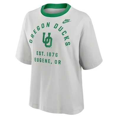 Oregon Legacy Arch Script Boxy Women's Nike College T-Shirt