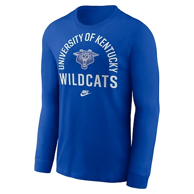 Kentucky Legacy Arched Logo Men's Nike College Long-Sleeve T-Shirt