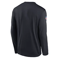 Houston Texans Alt Legend Small Logo Men's Nike Dri-FIT NFL Long-Sleeve T-Shirt