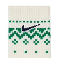 Nike Everyday Plus Cushioned Winter Wonderland Crew Socks (2 Pairs)