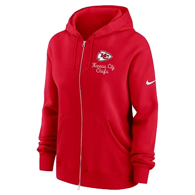 Kansas City Chiefs Phoenix Rewind Women's Nike NFL Full-Zip Hoodie