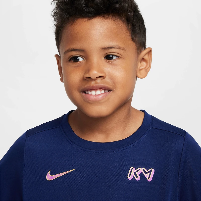 Nike Dri-FIT Kylian Mbappé Little Kids' ACD25 Short Sleeve Top and Shorts Set