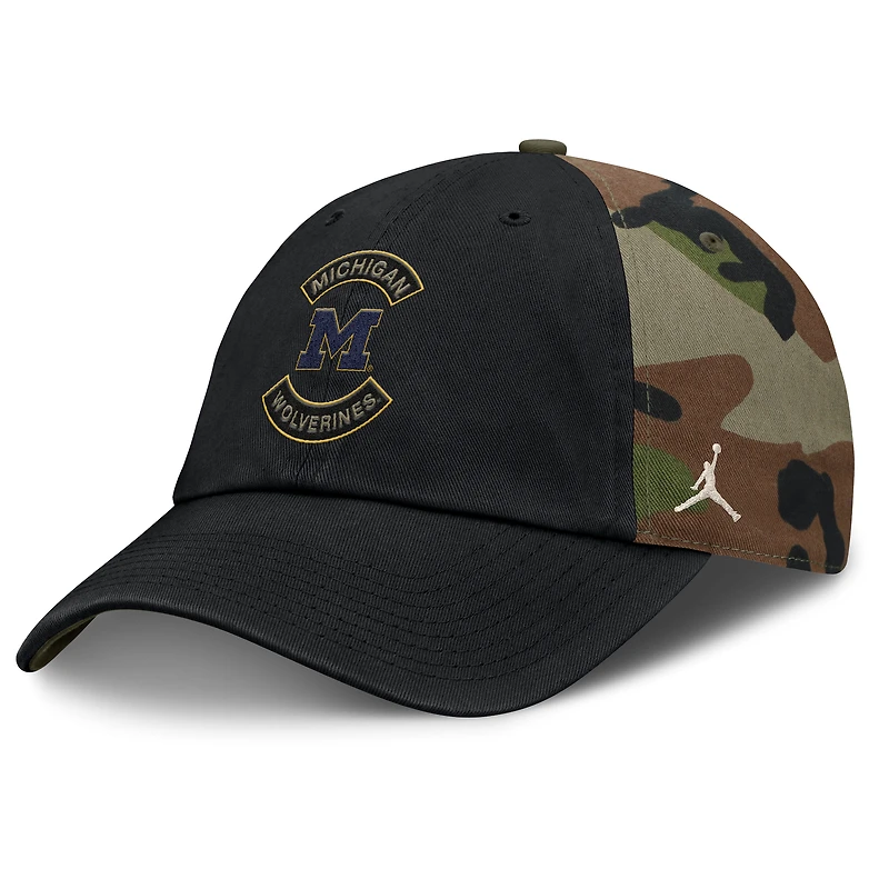 Michigan 2025 Military Appreciation Club Men's Nike College Adjustable Hat