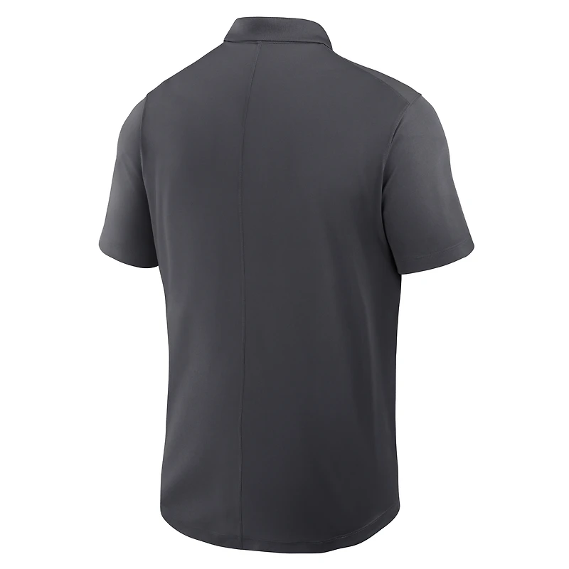 West Virginia Primetime Victory Primary Logo Men's Nike Dri-FIT College Polo