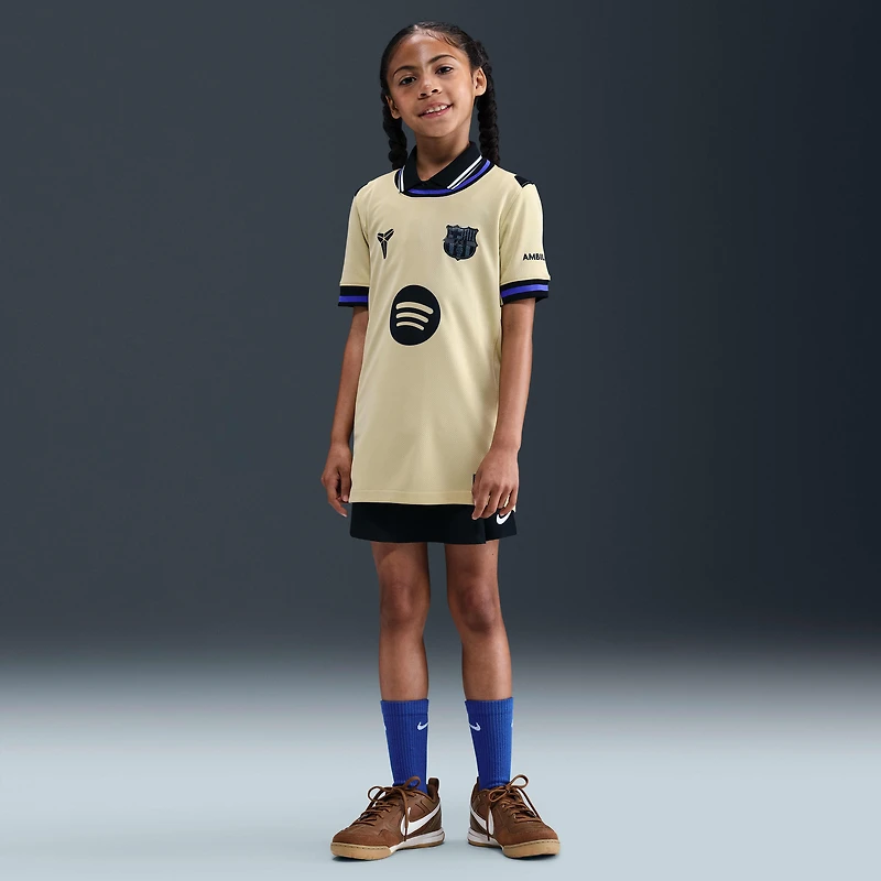 FC Barcelona 2025/26 Stadium Away Big Kids' Kobe Dri-FIT Soccer Replica Jersey