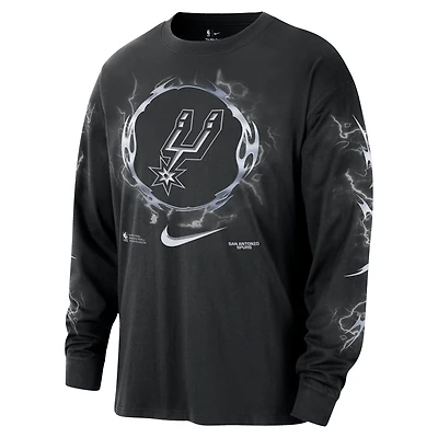 San Antonio Spurs Courtside Men's Nike NBA Long-Sleeve T-Shirt