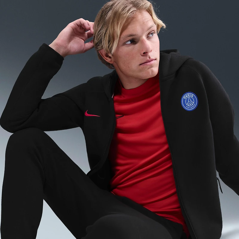 Paris Saint-Germain Tech Windrunner Men's Nike Total 90 Soccer Fleece Hoodie