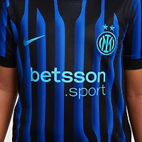 Inter Milan 2025/26 Stadium Home Big Kids' Nike Dri-FIT Soccer Replica Jersey