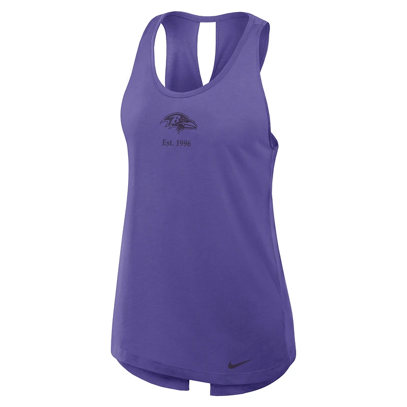 Baltimore Ravens Established Women's Nike Dri-FIT NFL Tank Top