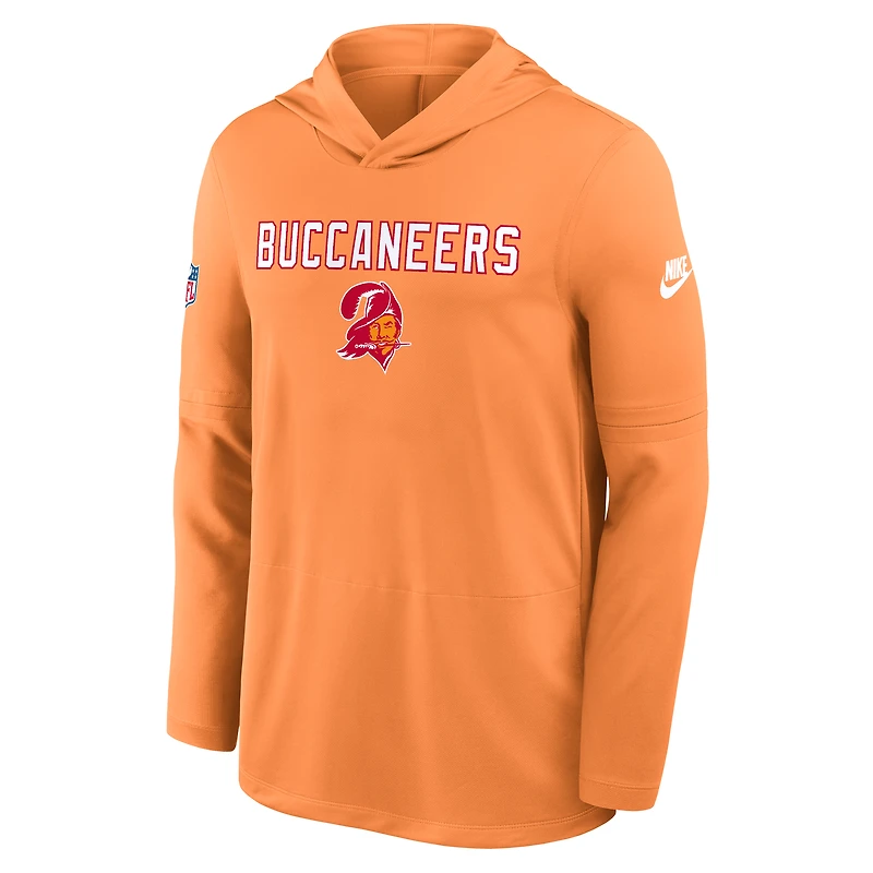Tampa Bay Buccaneers Pass Accuracy Men's Nike Dri-FIT NFL Long-Sleeve Hooded Top