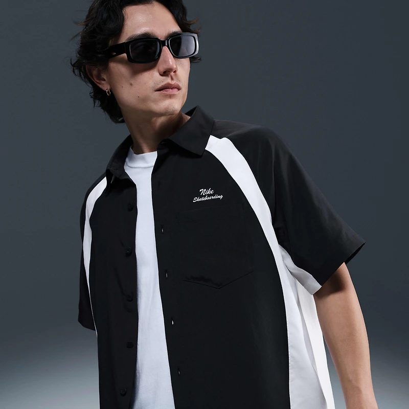 Nike SB Dri-FIT Woven Short-Sleeve Bowler Shirt