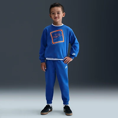Nike Glow With Me Little Kids' Lightweight Fleece 2-Piece Crew Set