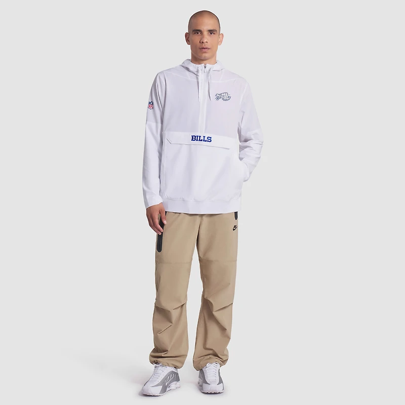 Buffalo Bills Rivalries Collection Sideline Anorak Men's Nike NFL 1/2-Zip Hooded Jacket