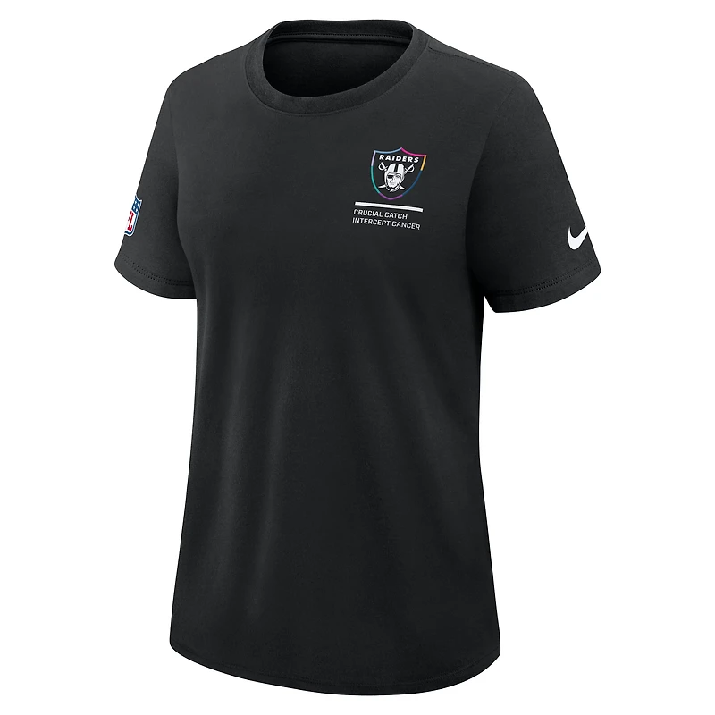 Las Vegas Raiders Crucial Catch Women's Nike Dri-FIT NFL T-Shirt