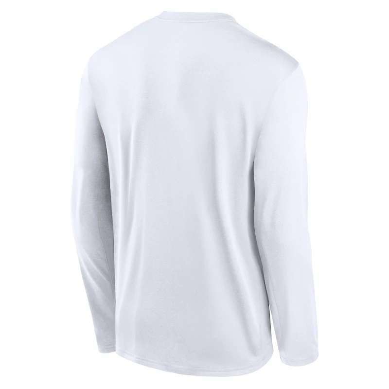 North Carolina Courtside Basketball Shootaround Legend Men's Jordan Brand Dri-FIT College Long-Sleeve T-Shirt