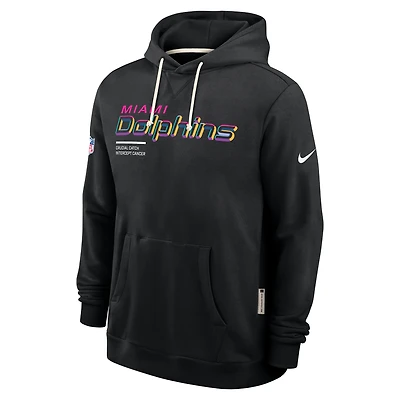 Miami Dolphins Crucial Catch Sideline Men's Nike Dri-FIT NFL Pullover Hoodie
