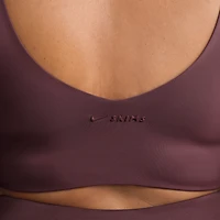 NikeSKIMS Matte Women's V-Neck Long-Line Bra