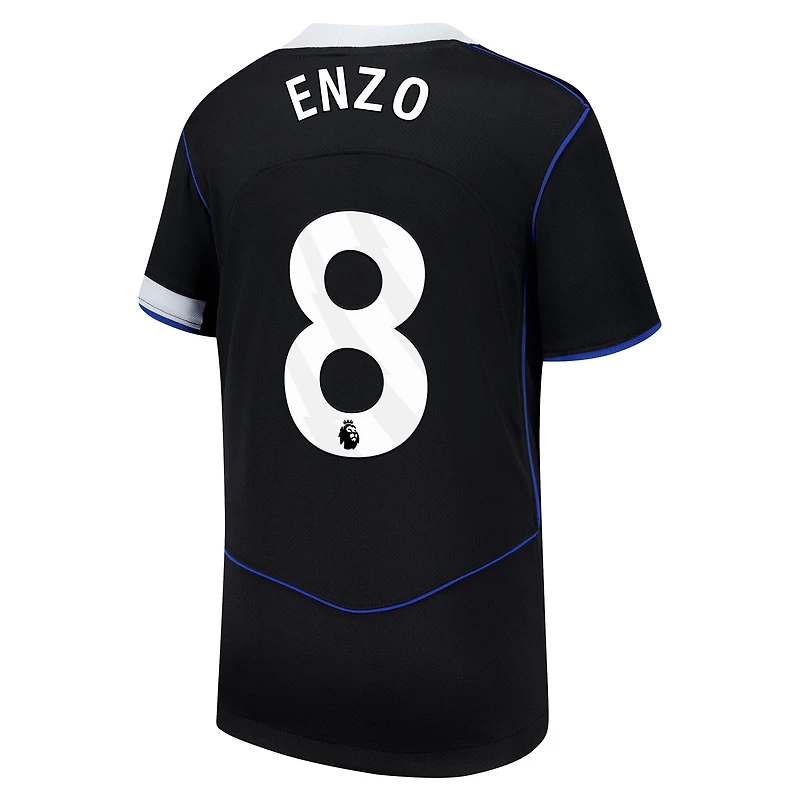 Enzo Fernández Chelsea 2025/26 Stadium Third Big Kids' Nike Dri-FIT Soccer Jersey