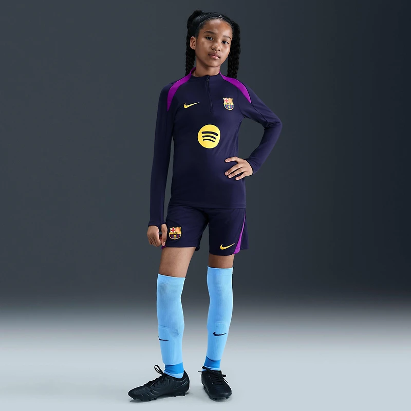 FC Barcelona Strike Big Kids' Nike Dri-FIT Soccer Drill Top