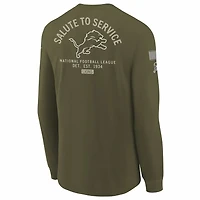 Detroit Lions Salute to Service Sideline Big Kids’ Nike NFL Long-Sleeve T-Shirt
