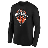 Cincinnati Bengals Legend Icon Big Kids' Nike Dri-FIT NFL Long-Sleeve T-Shirt