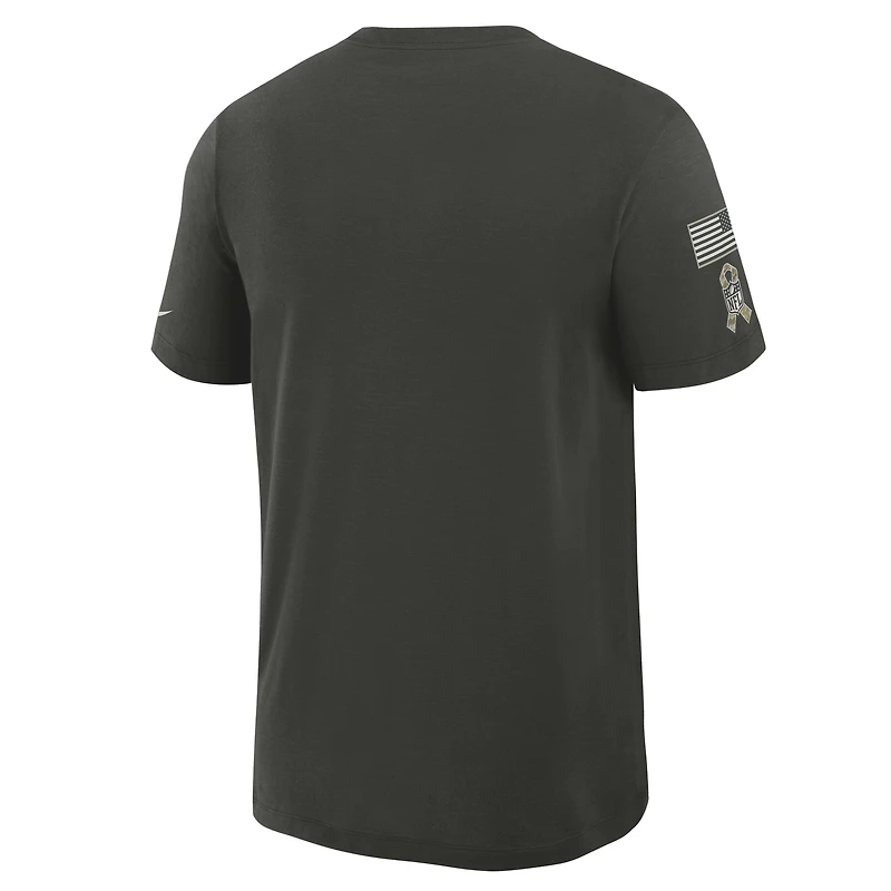 Baltimore Ravens Salute to Service Slub Men's Nike Dri-FIT NFL T-Shirt