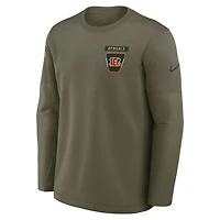 Cincinnati Bengals Salute to Service Sideline Triumphant Win Coach Men's Nike NFL Pullover Crew