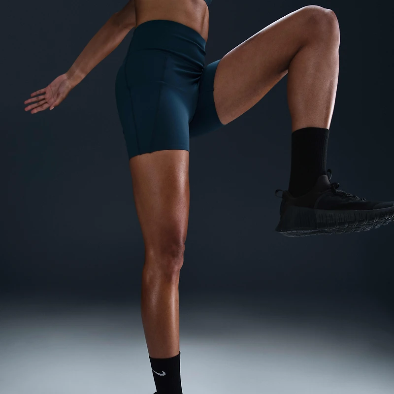 Nike Universa Women's High-Waisted 5" Biker Shorts with No Front Seam