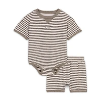 Nike ReadySet Baby (0-9M) Bodysuit and Shorts Set