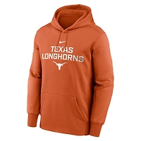 Texas Team Stacked Men’s Nike Therma College Pullover Hoodie