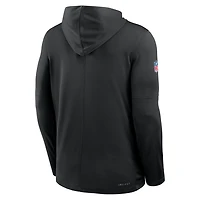 Pittsburgh Steelers Pure Fury Sideline Men's Nike Dri-FIT NFL Long-Sleeve Hooded Top