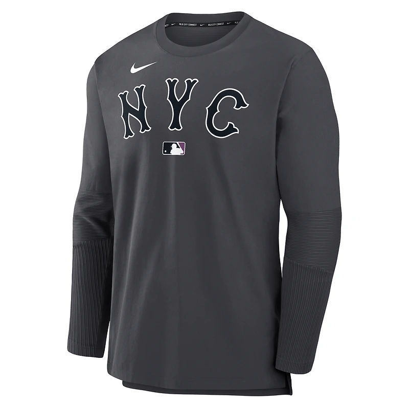 New York Mets Authentic Collection City Connect Player Men's Nike Dri-FIT MLB Pullover Jacket
